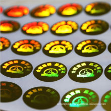 Free Sample Anti Void Custom Die Cut Stickers Radium Security Hologram Stickers